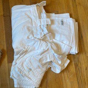 Off white pottery barn curtain panels